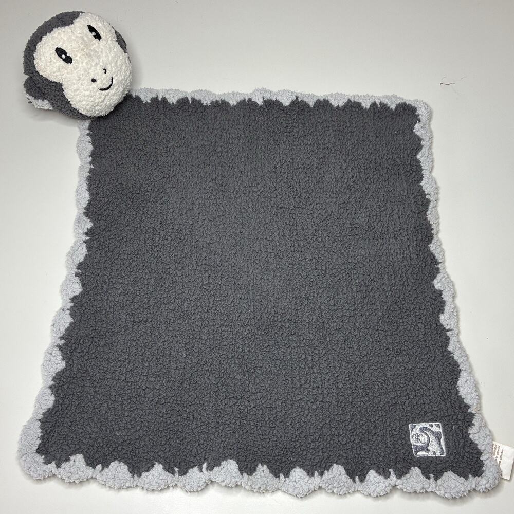 Kashwere Kreatures Gray Monkey Lovey Baby Blanket